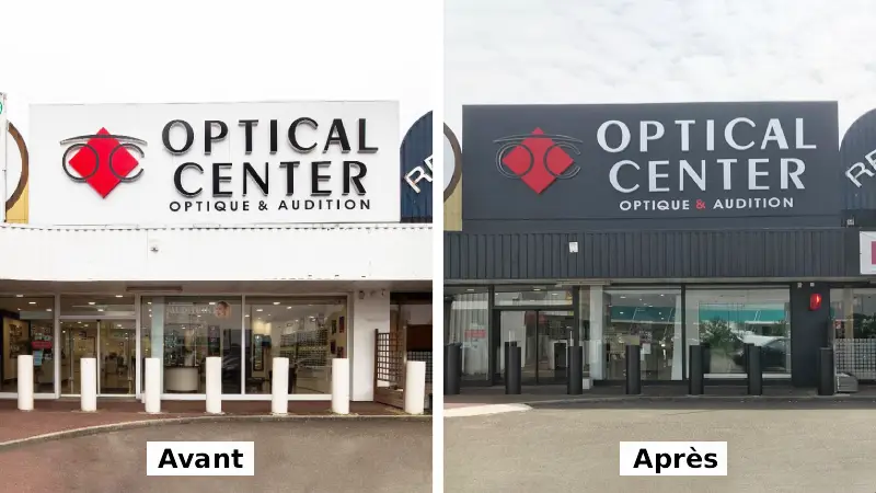 peinture-electrostatique-facade-magasin Avant/Après peinture électrostatique façade de magasin