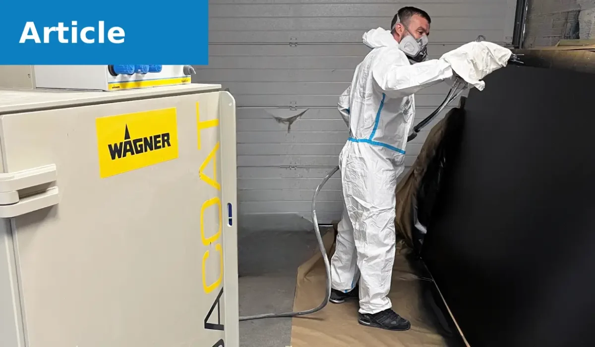 peinture électrostatique à l'eau écologique