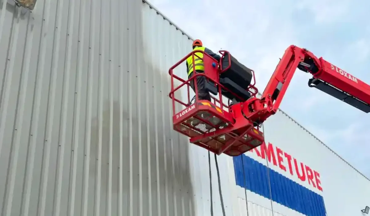 peinture électrostatique liquide bardage