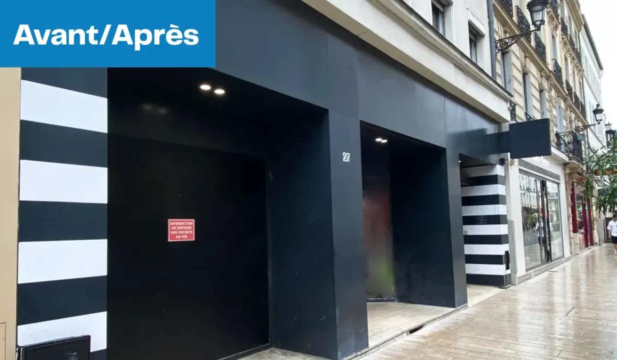 Rénovation de façade par peinture électrostatique avec intervention la nuit